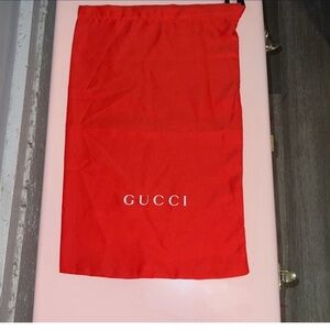 Gucci dust bag red